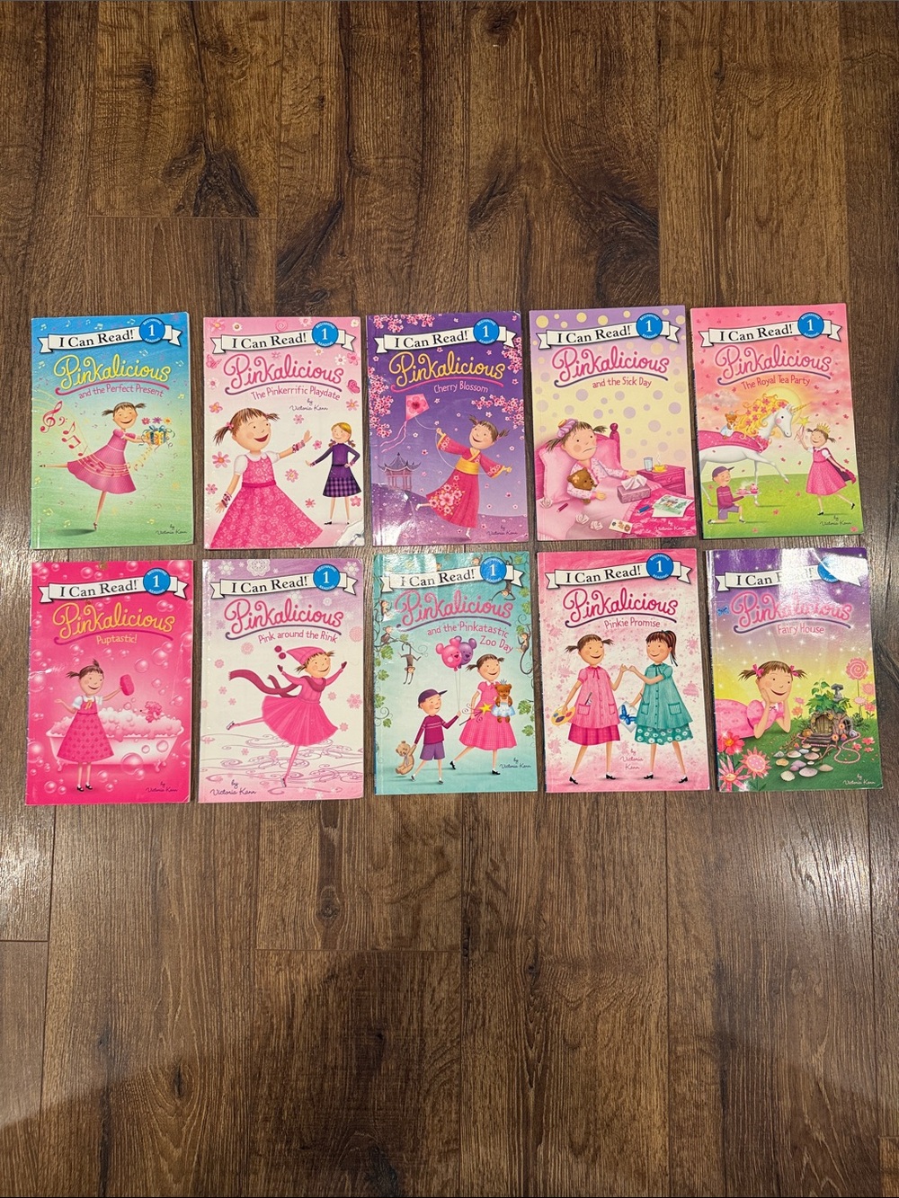 Pinkalicious Kids Book Set - Pink Edition - Level 1